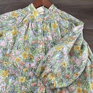 Vintage floral blouse
